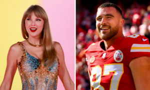 Taylor Swift and Travis Kelce