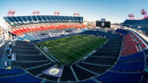 Nissan Stadium.